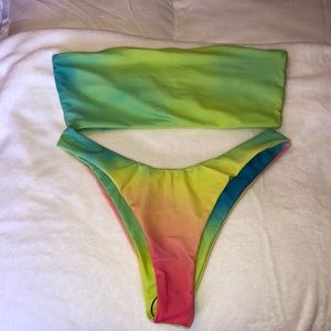 Tie dye SHEIN swimsuit